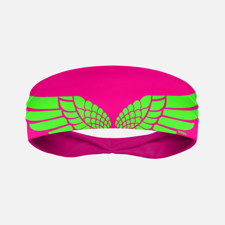 Neon Wings Hyper Pink Kids Headband