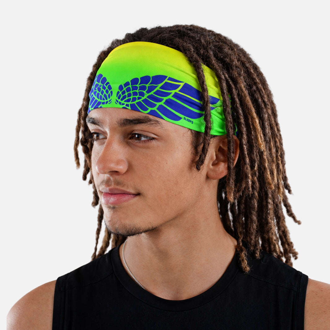 Neon Wings Volt Green Headband