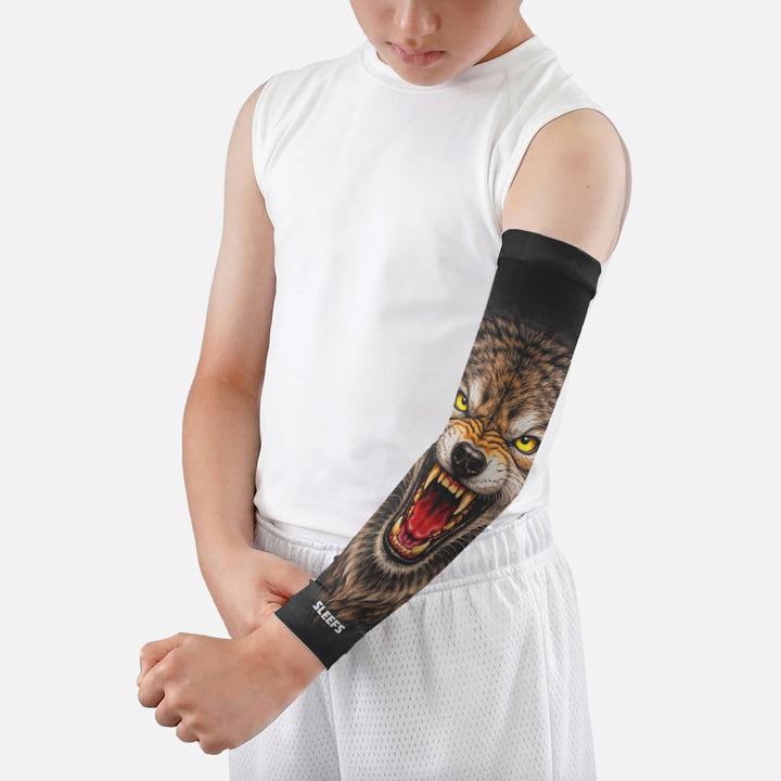 Wolf Feral Kids Arm Sleeve
