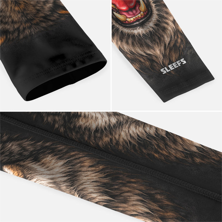 Wolf Feral Kids Arm Sleeve
