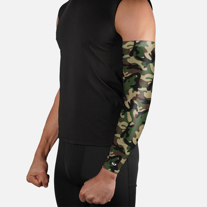 Woodland Camo Arm Sleeve