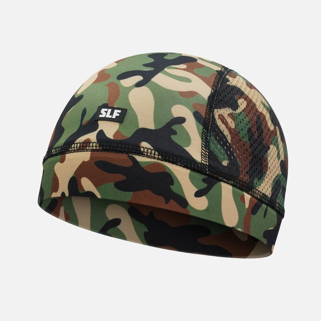 Woodland Camo Skull Cap