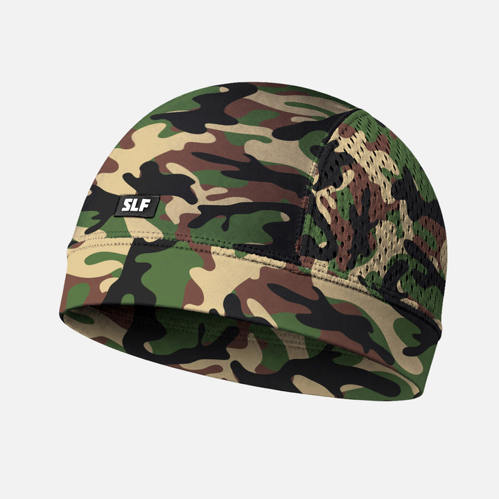 Woodland Camo Skull Cap