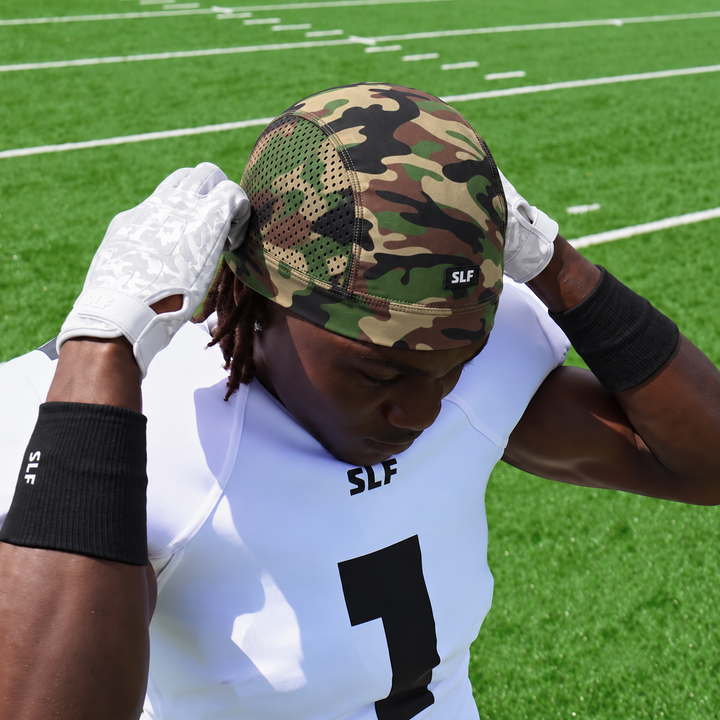 Woodland Camo Skull Cap