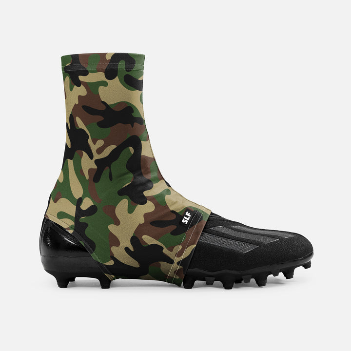 Woodland Camo Spats / Cleat Covers