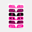 Stickers for Helmet Visor Tabs Collection 