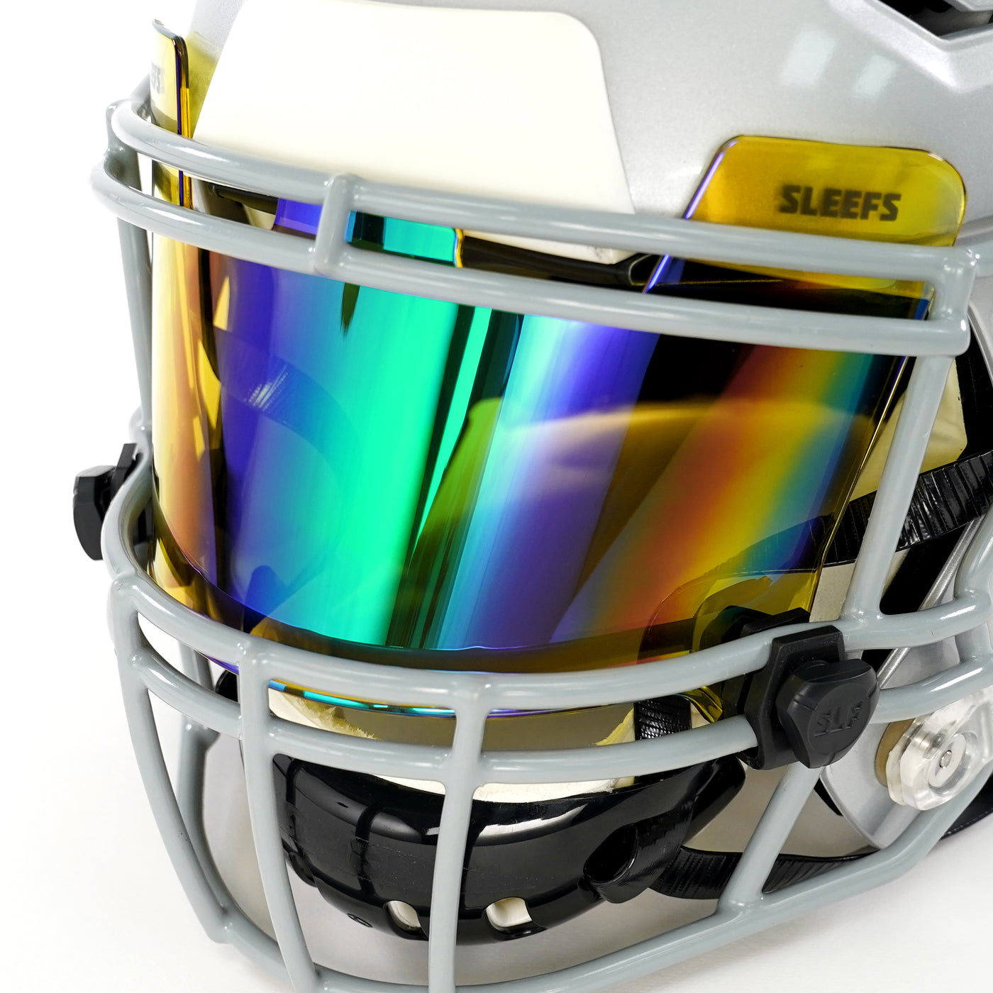 Yellow Green Bifrost Rainbow Helmet Eye-Shield Visor