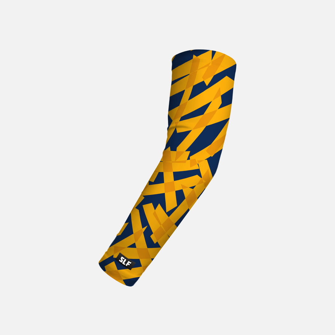 Yellow Stripes Kids Arm Sleeve