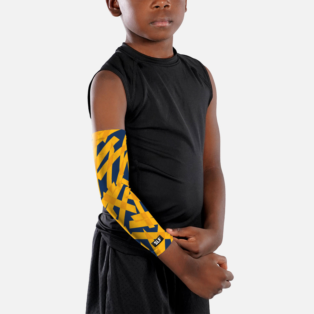 Yellow Stripes Kids Arm Sleeve
