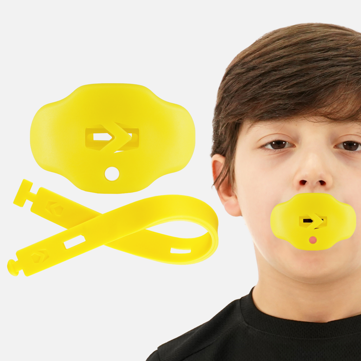 Hue Yellow Kids Soft Football Mouthguard