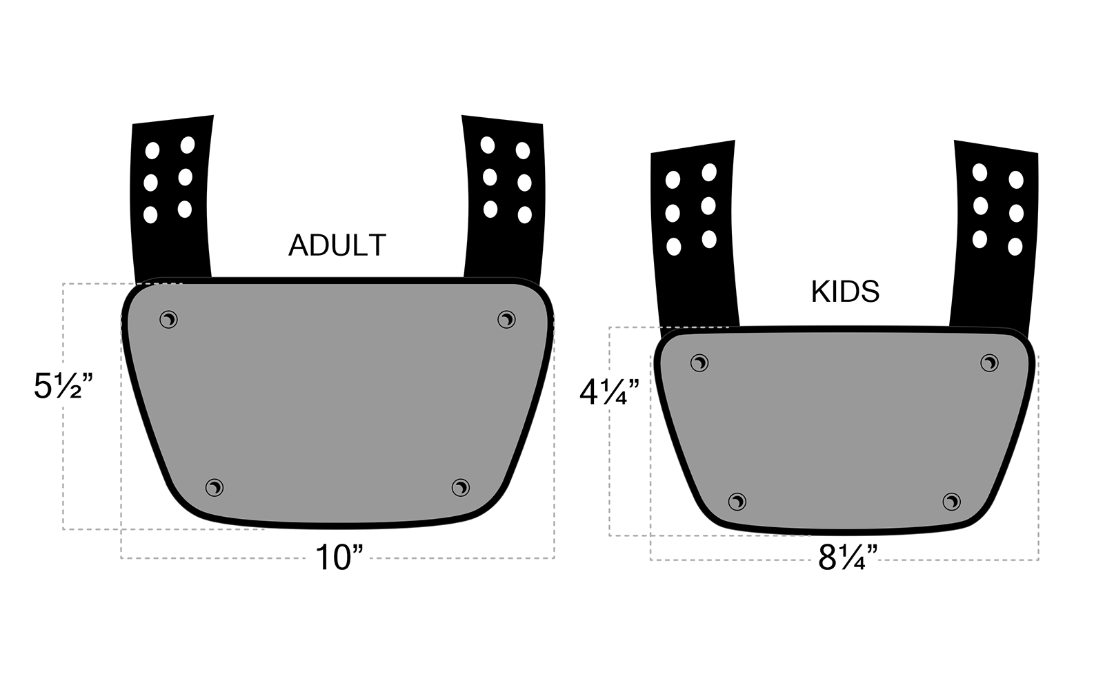 Backplate Basic Black Unbranded SLF Football Back Plate – SLEEFS