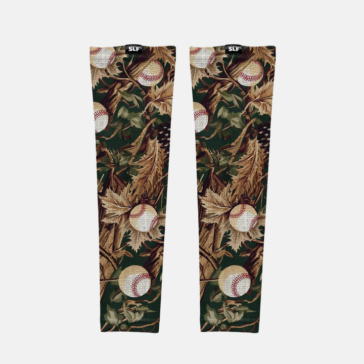 Baseball Forest Camo UV Arm Sleeves (pair)