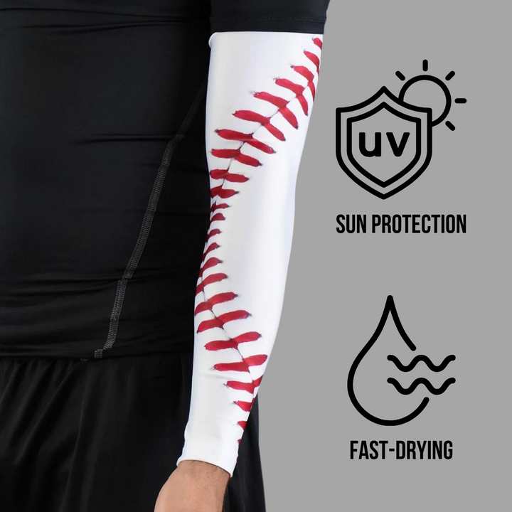Baseball Lace UV Arm Sleeves (pair)