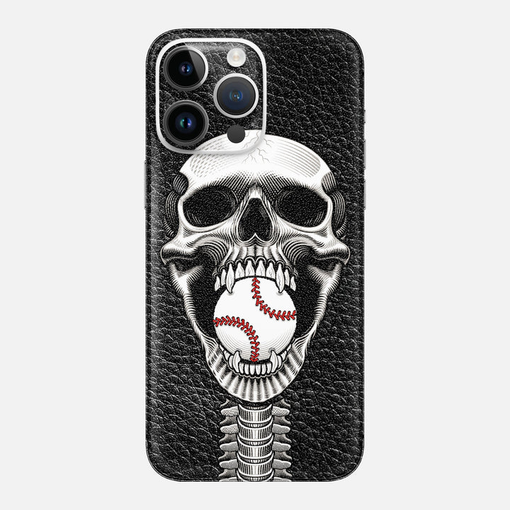 Baseball Skull Skin for iPhone