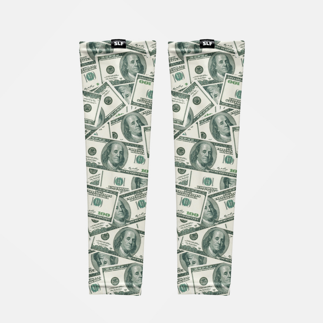 Money Benjamins UV Arm Sleeves (pair)