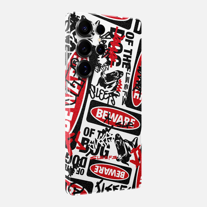 Beware Of The Dog Chaos Skin for Samsung Galaxy