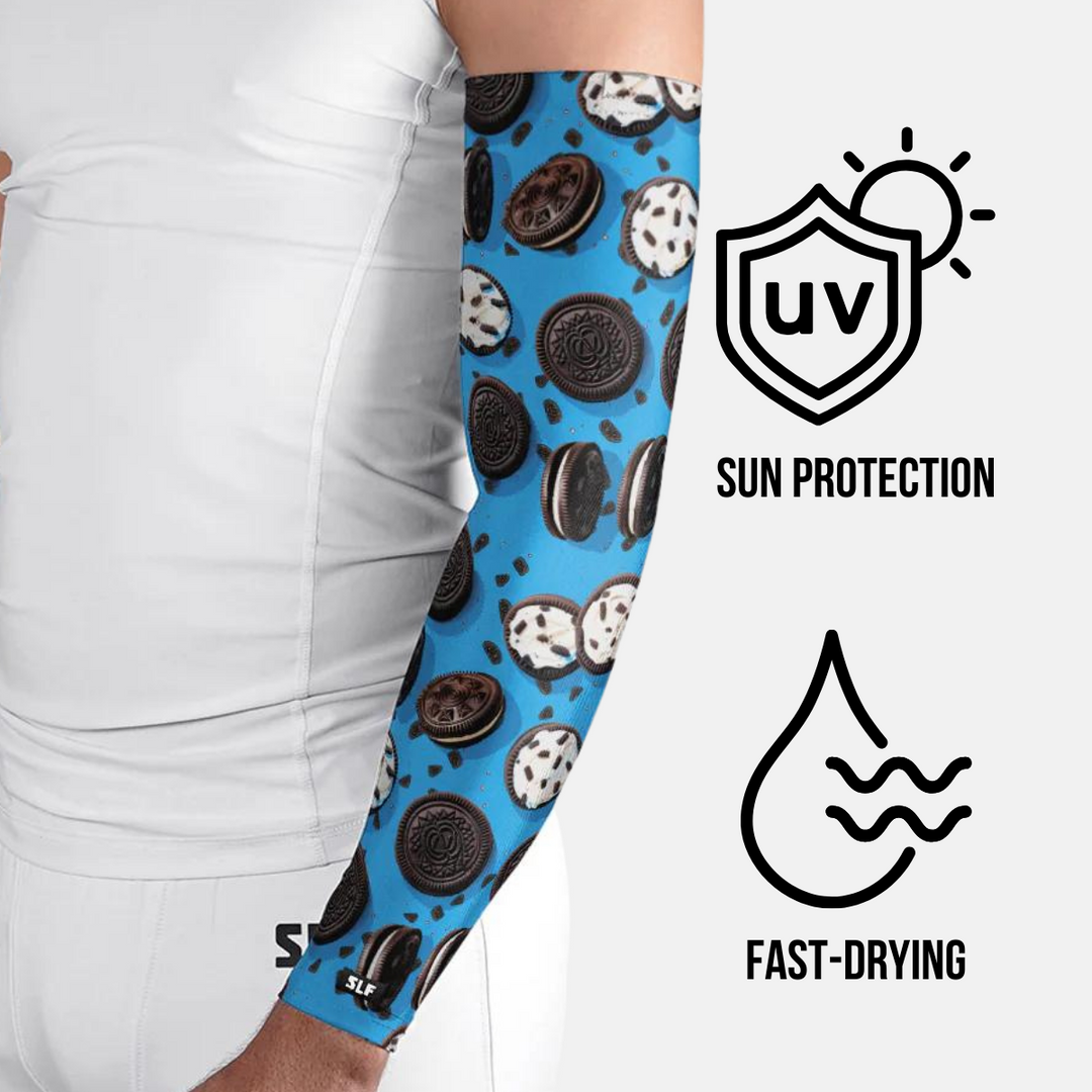 Black White Cookies UV Arm Sleeves (pair)