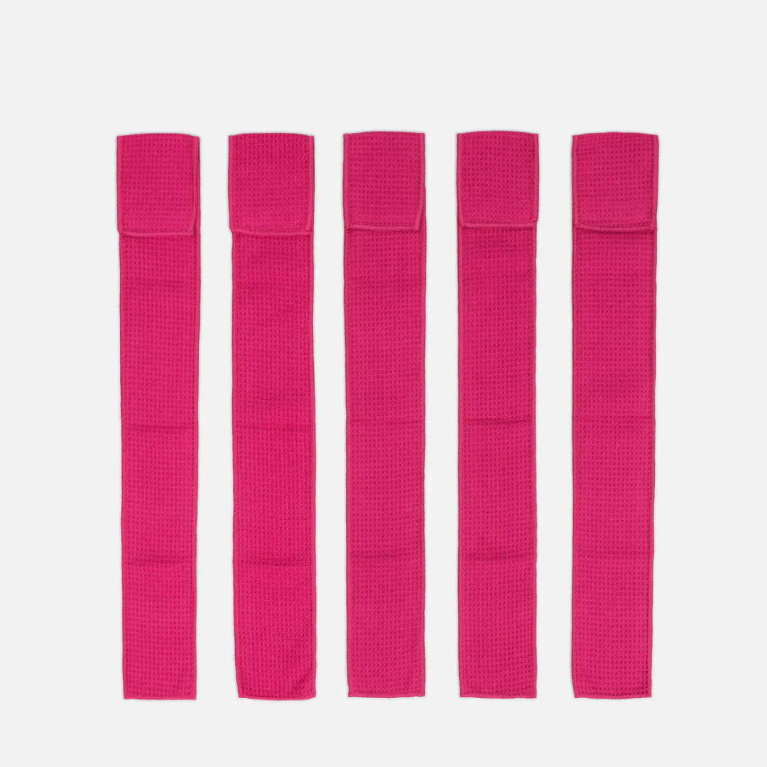 Hue Pink Thin Football Towel Multi-Pack