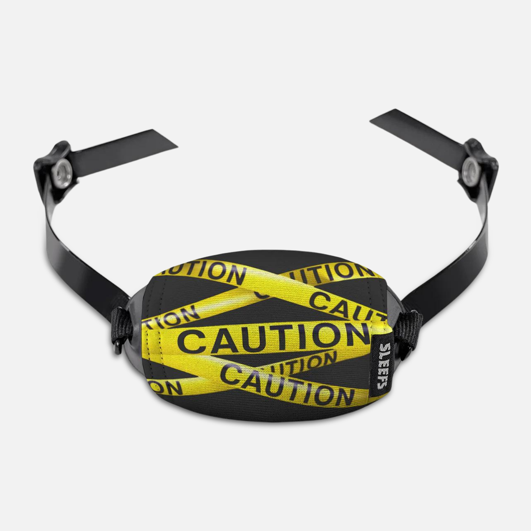 Caution Chin Strap Cover