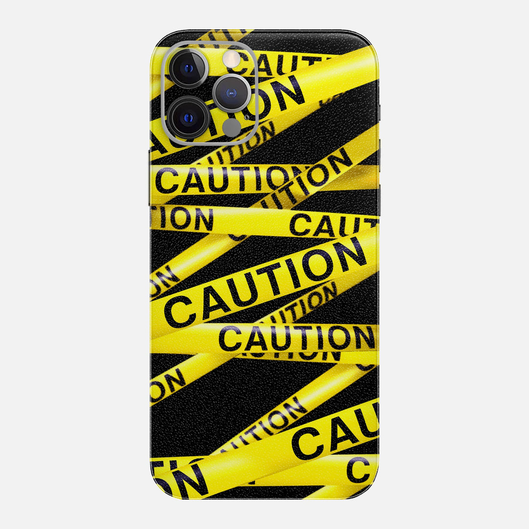 Caution Tape Skin for iPhone