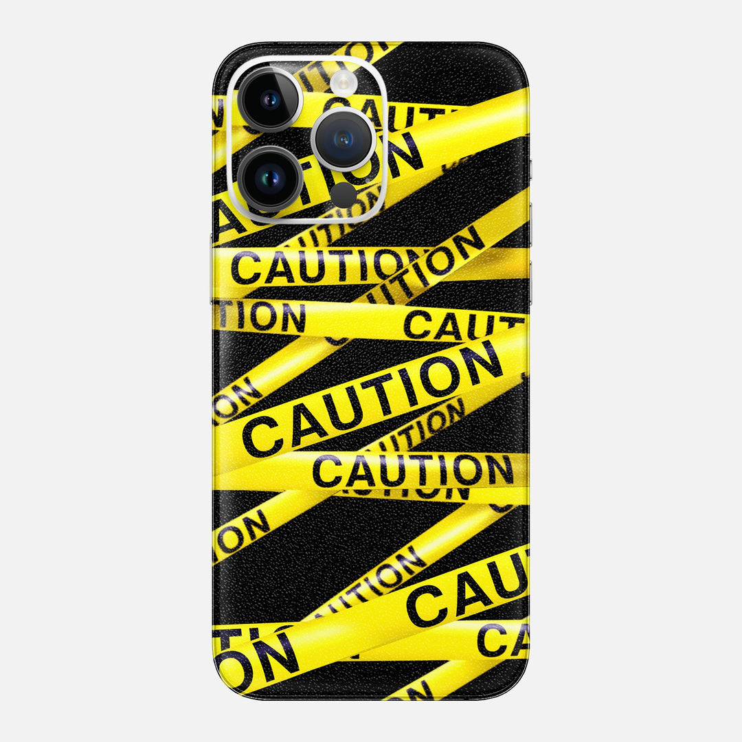 Caution Tape Skin for iPhone