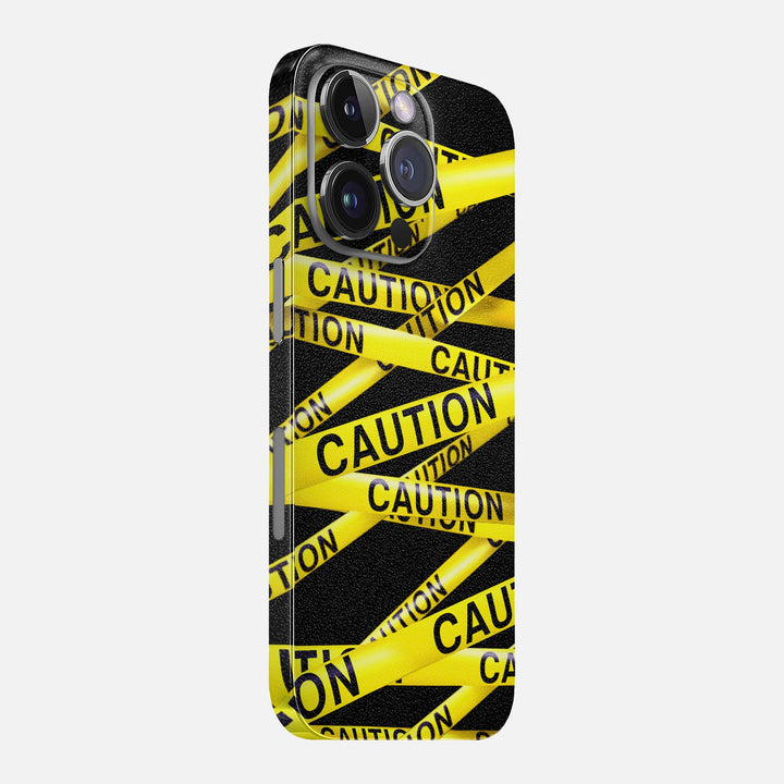 Caution Tape Skin for iPhone