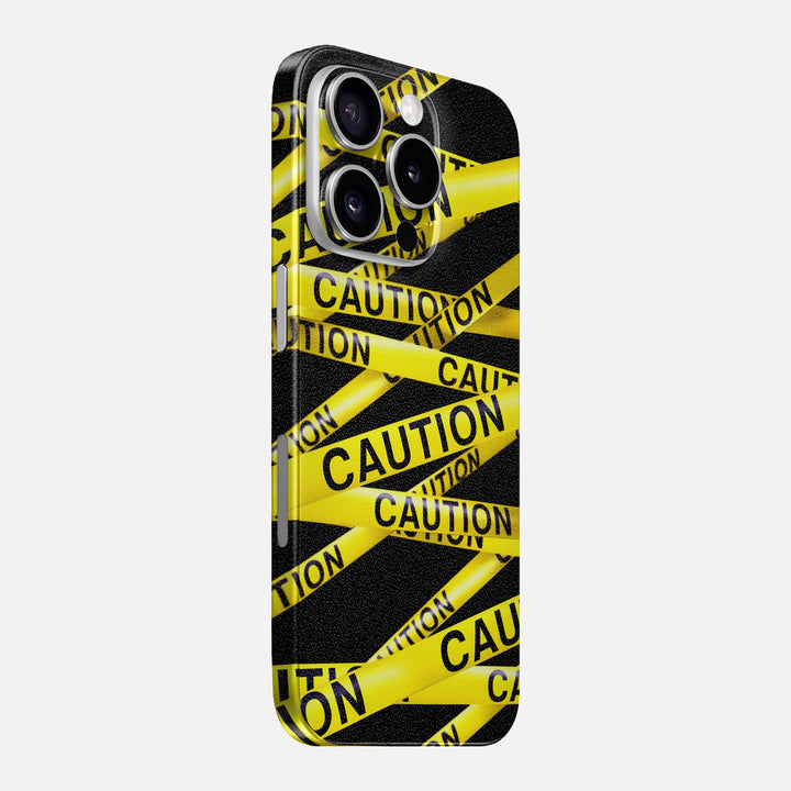 Caution Tape Skin for iPhone