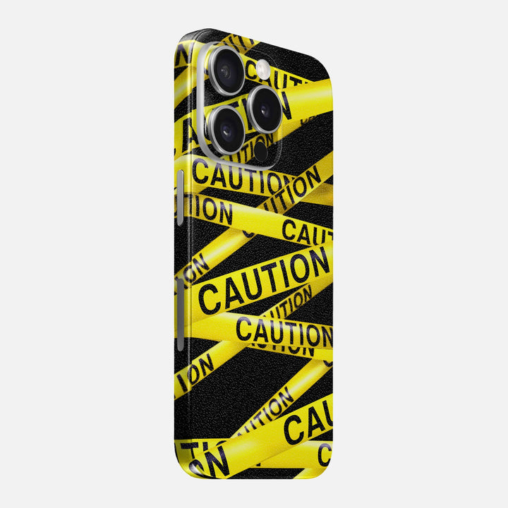 Caution Tape Skin for iPhone
