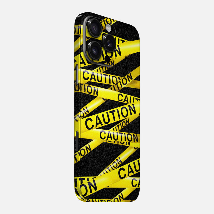 Caution Tape Skin for iPhone