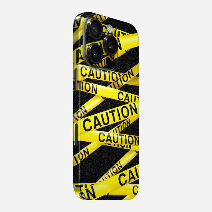 Caution Tape Skin for iPhone