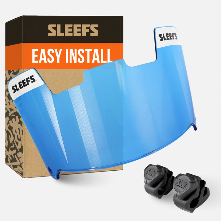 Hue Blue Clear Helmet Eye-Shield Visor
