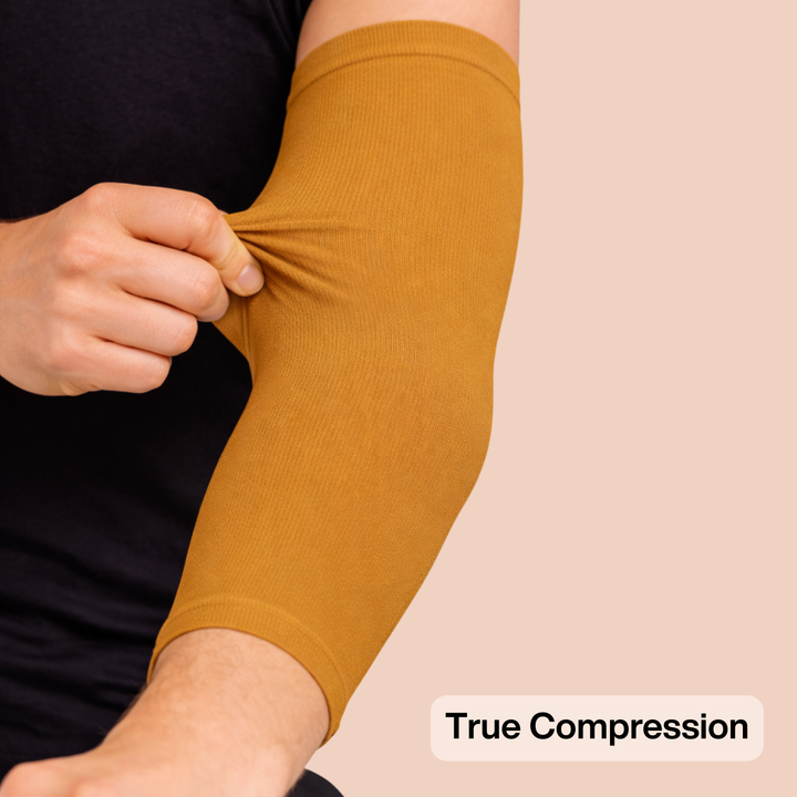 Hue Gold Compression Arm Sleeve