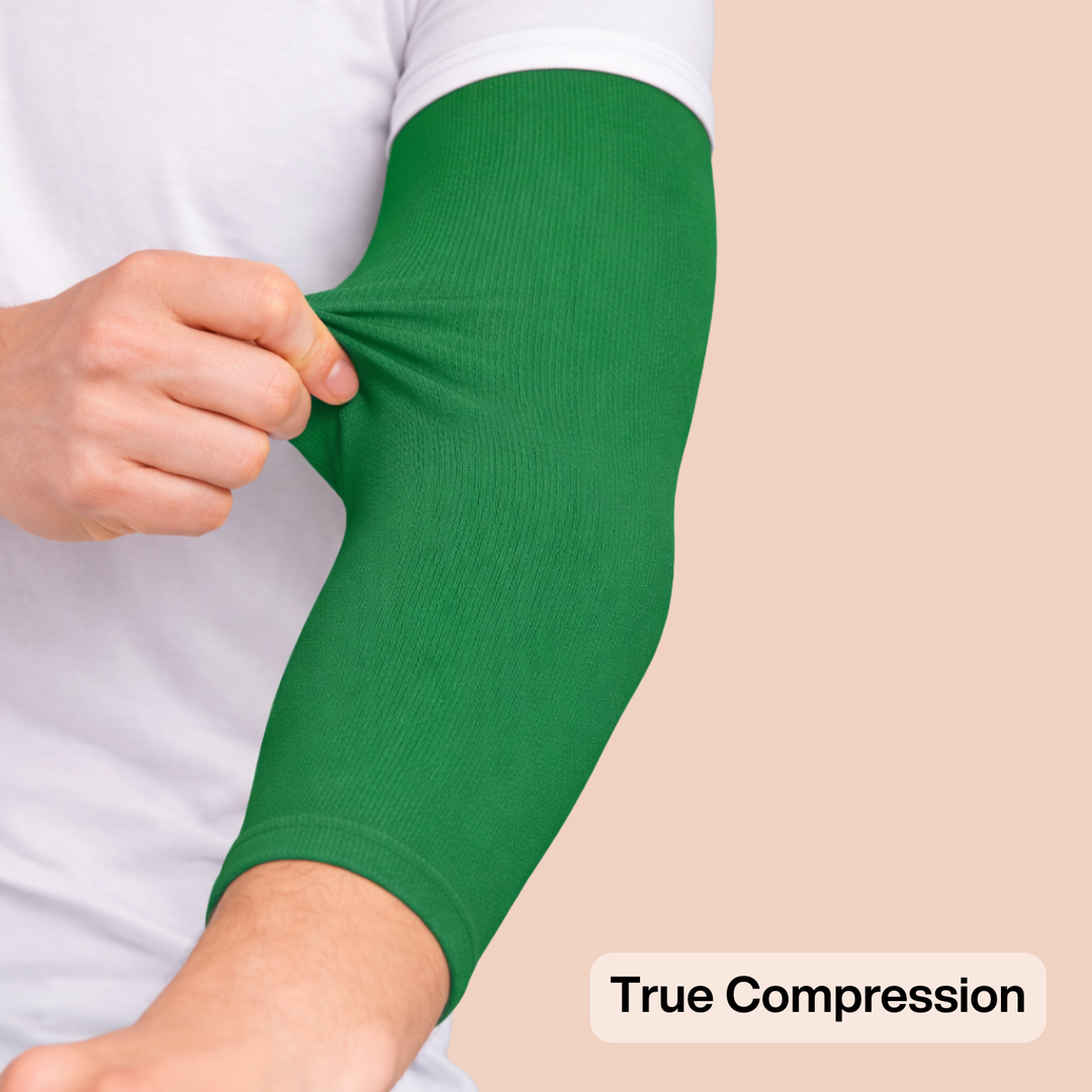 Hue Green Compression Arm Sleeve