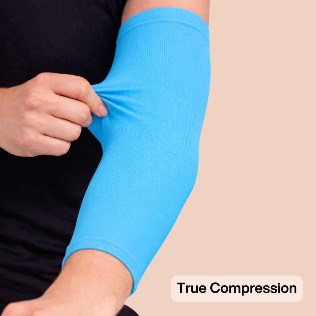 Hue Sky Blue Compression Arm Sleeve