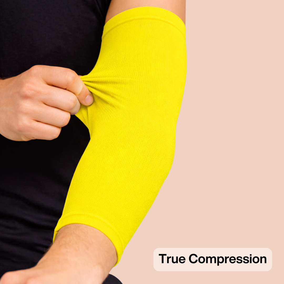 Hue Yellow Compression Arm Sleeve