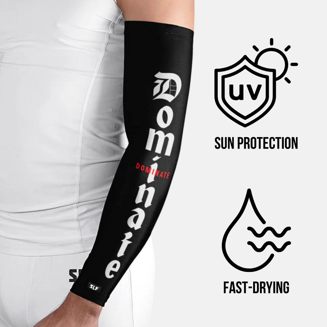Dominate Black UV Arm Sleeves (pair)