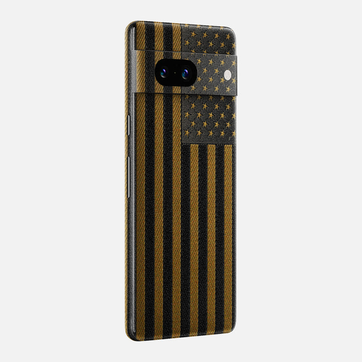 Gold & Black Leather Skin for Google Pixel
