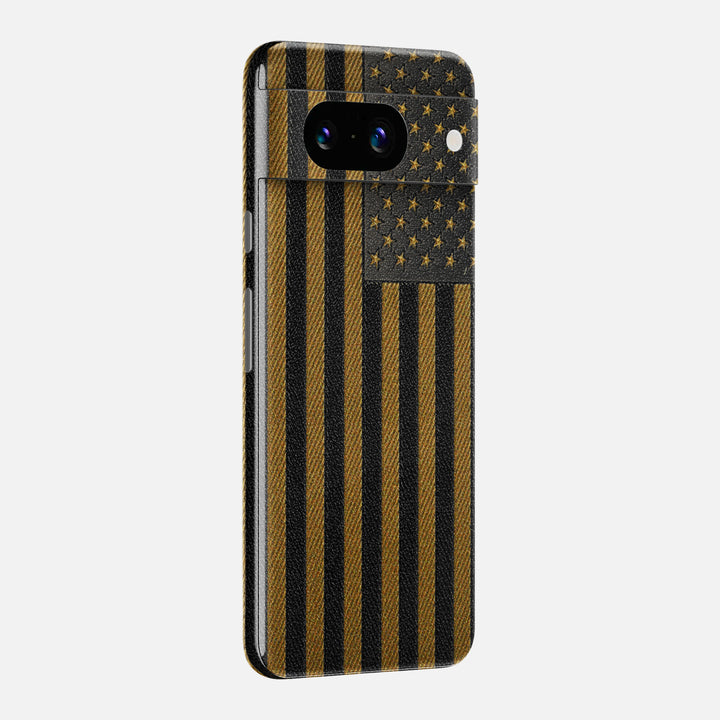 Gold & Black Leather Skin for Google Pixel