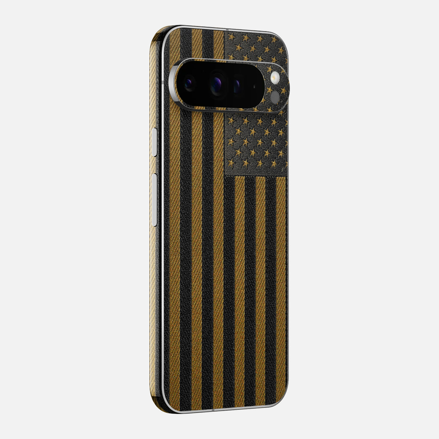 Gold &amp; Black Leather Skin for Google Pixel