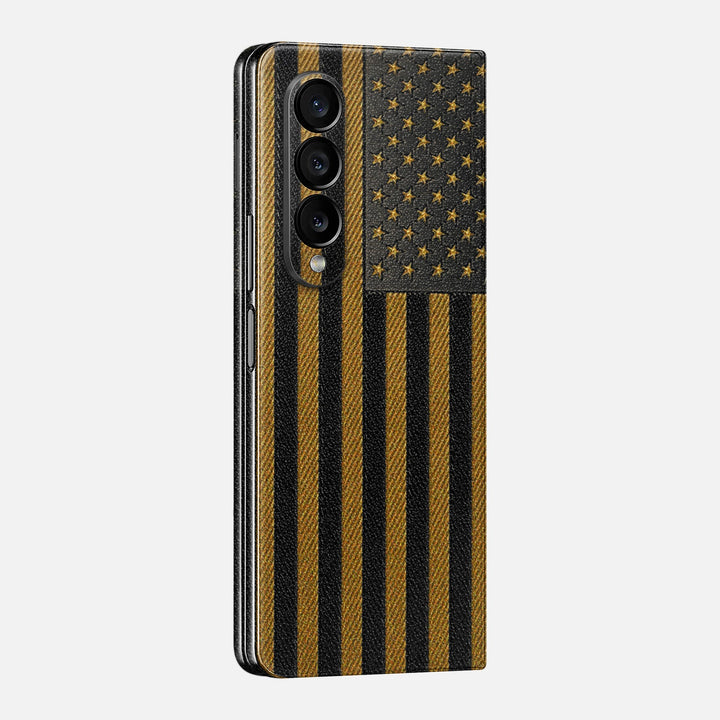 Gold & Black Leather Skin for Samsung Galaxy