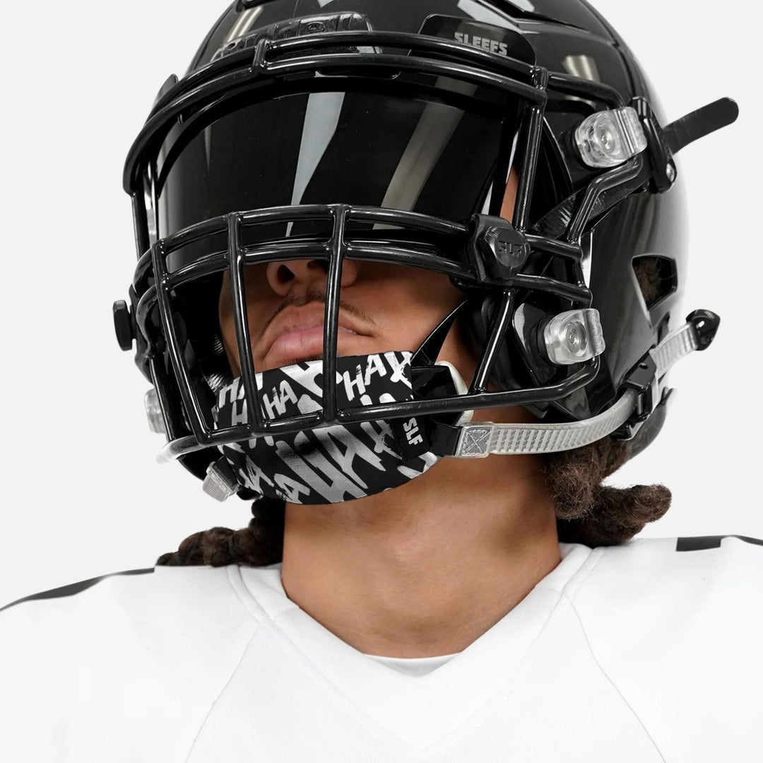 Ha Ha Ha Black Chin Strap Cover