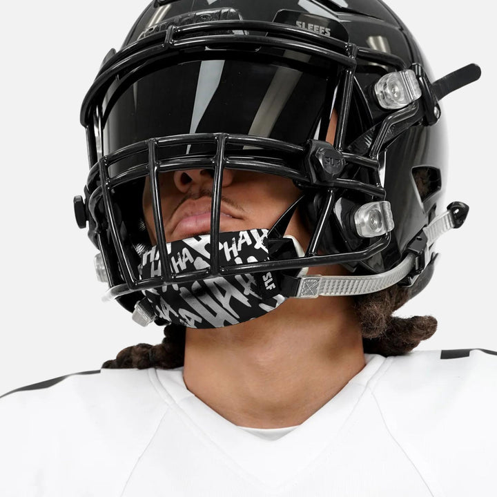 Ha Ha Ha Black Chin Strap Cover