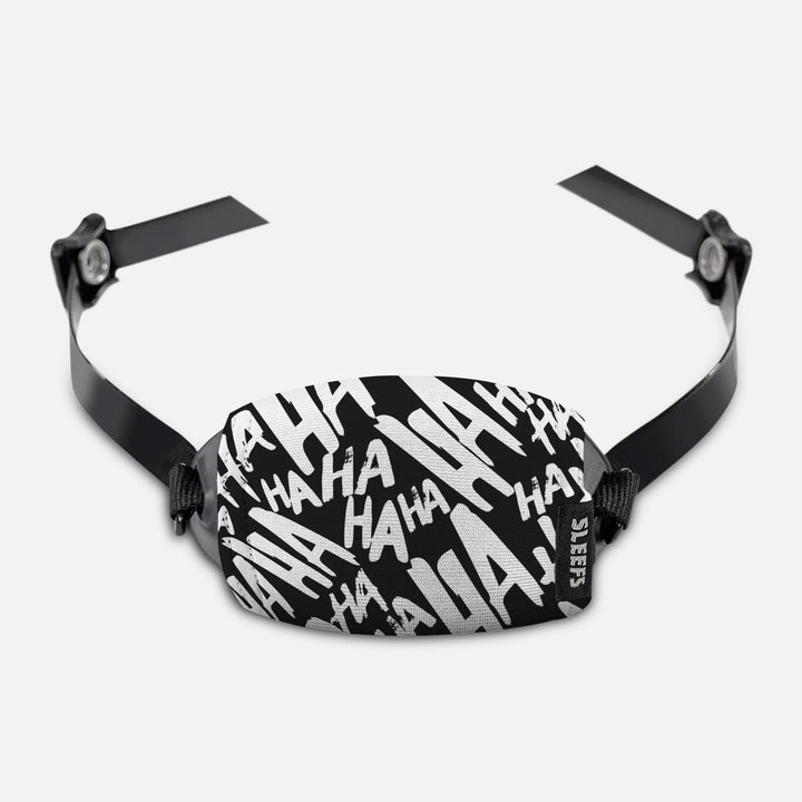 Ha Ha Ha Black Chin Strap Cover