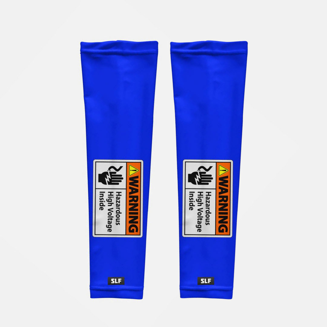High Voltage Blue UV Arm Sleeves (pair)