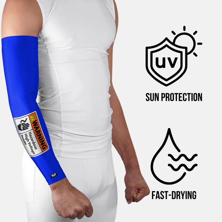 High Voltage Blue UV Arm Sleeves (pair)