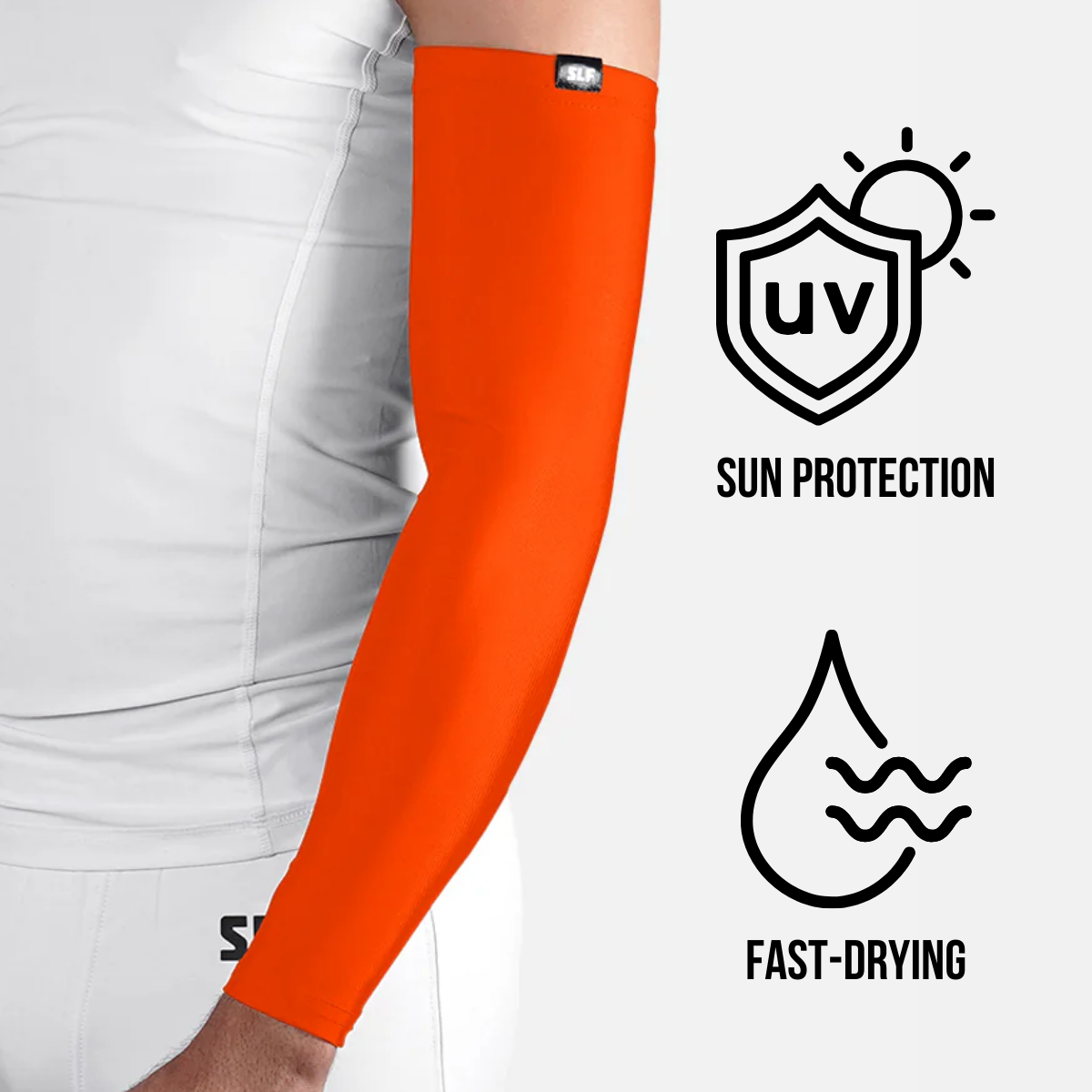 Hue Orange UV Arm Sleeves (pair)