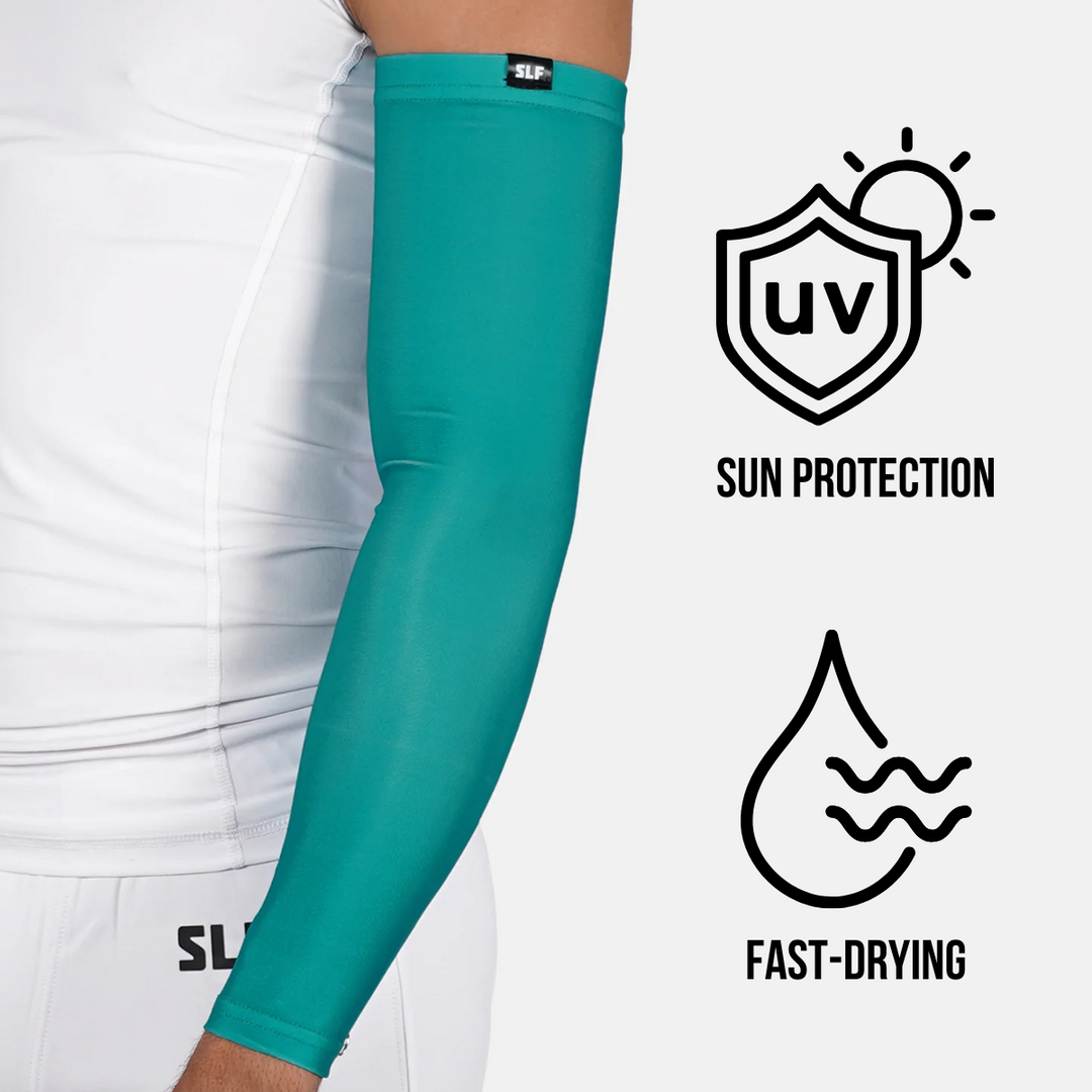 Hue Teal UV Arm Sleeves (pair)