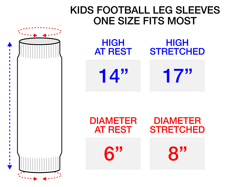 Kids Football Leg Sleeves