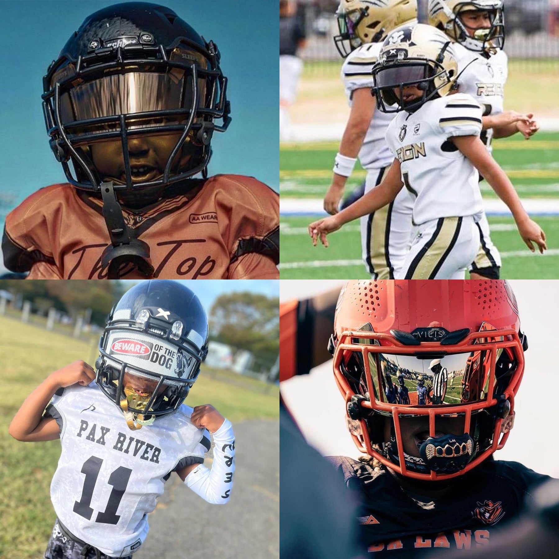 Visor Football Tinted Professional /Shield Fits Youth Football Visor