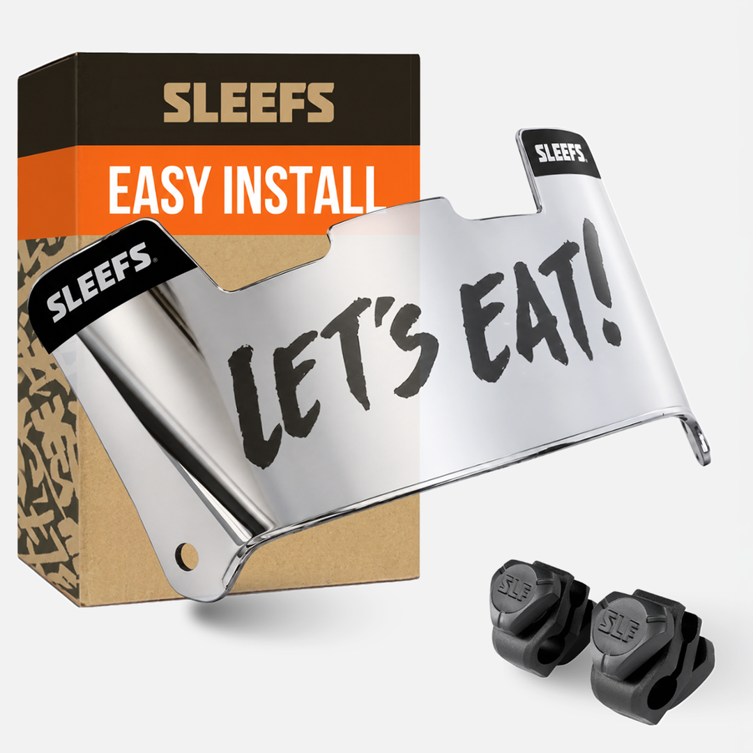 Let's Eat Silver Moonstone Helmet Eye-Shield Visor